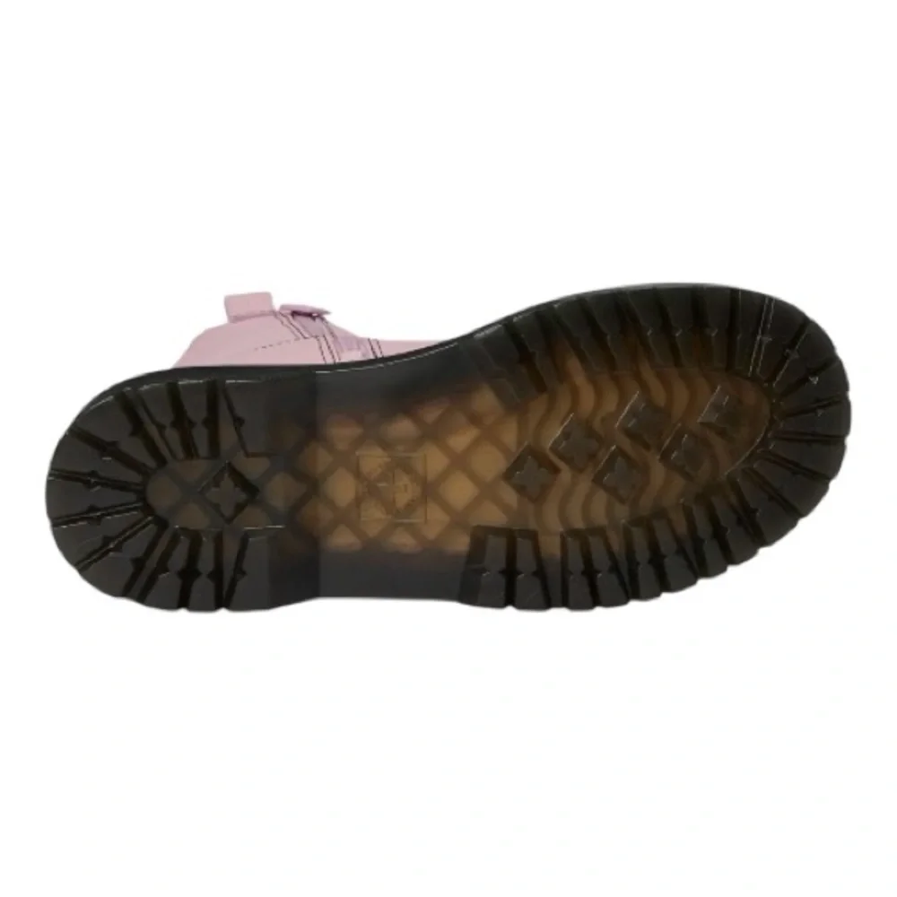 Dr. Martens Pink Leather Blex Heart Boot. Leather Boots with Heart Accents NWOB